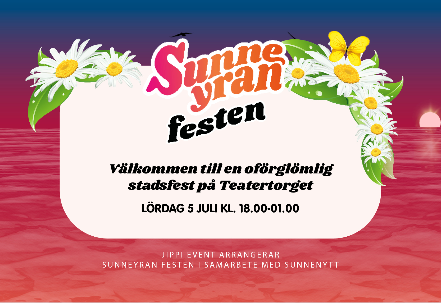 Snart släpps biljetterna till Sunneyran Festen